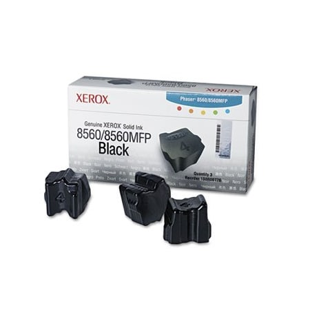 Xerox Solid Ink Sticks, f/ Phaser 8560/8560MFP, 3400 Pg Yld, Black 0 108R00726